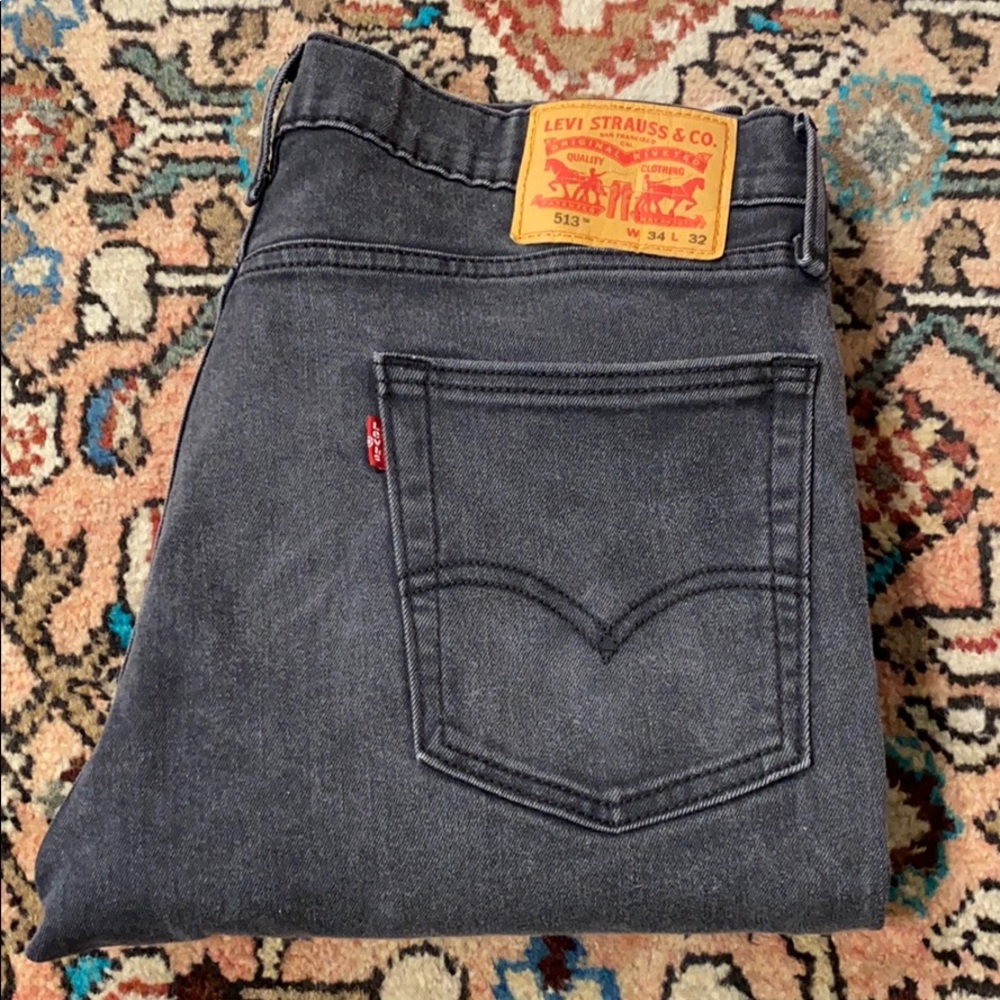 Vintage/faded black Levi jeans 513